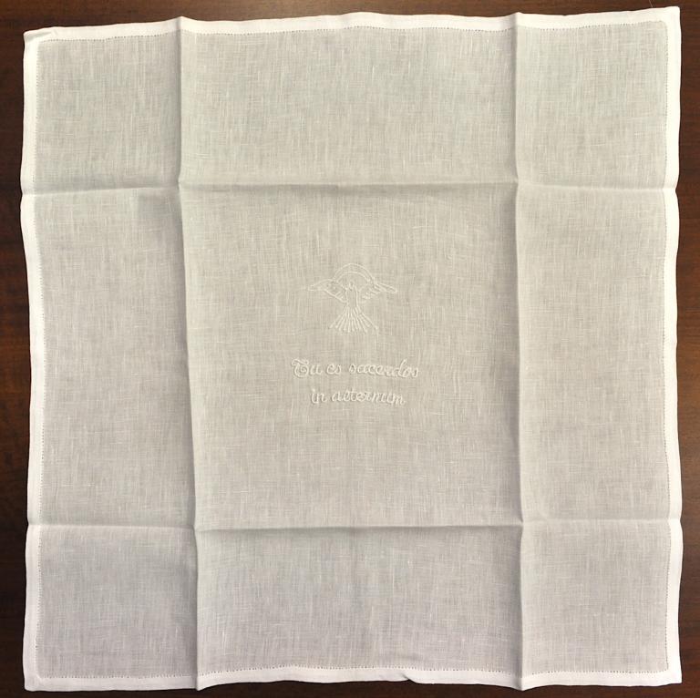 All'ingrosso Della Fabbrica Di Lino 100% Fazzoletto Solido Bianco - Foto 9